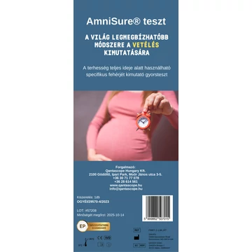 AmniSure® Magzatvízszivárgás Gyorsteszt a terhesség teljes ideje alatt