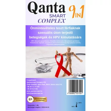 HPV+STD 9in1 otthoni teszt férfiaknak laboratóriumi kiértékeléssel