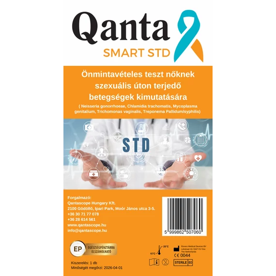 Otthoni STD teszt nőknek laboratóriumi kiértékeléssel