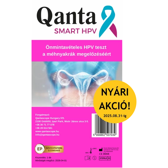 Otthoni HPV teszt nőknek laboratóriumi kiértékeléssel