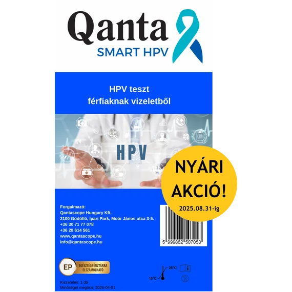 Otthoni HPV teszt férfiaknak laboratóriumi kiértékeléssel